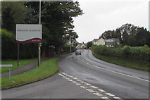 ST0780 : Rhondda Cynon Taf boundary sign, Groesfaen by Jaggery