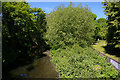 Looking up the Dollis Brook at Hendon Lane