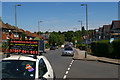 Finchley Lane, Hendon, with advertisement