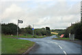 Newfield Road junction in Pimperne