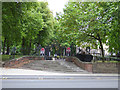 Steps to Old St Pancras churchyard