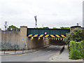 TQ2983 : Camley Street railway bridge  by Stephen Craven