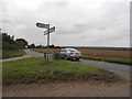 Bury Lane at the junction of Baines Lane