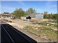 SU2487 : View from a Reading-Swindon train - Line-side shed next to Ashbury Crossing by Nigel Thompson