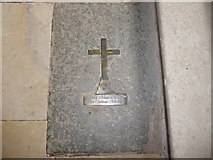 TQ5243 : Burial stone and cross for Thomas Boleyn by Marathon