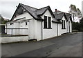 White house on the north side of the  Bridge bar & restaurant, Ebbw Vale