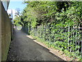 Alleyway from Gildredge Park to Compton Place Road