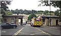 Fire engine on Cleveland Bridge Bath