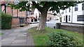 Looking into Church Street from Rickmansworth churchyard