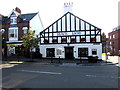 West side of the Black Lion pub, Llandaff, Cardiff