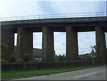 SW5537 : Railway viaduct, Hayle  by JThomas