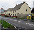 Warning sign - humps for 145 yards, Ffordd Yr Eglwys, North Cornelly