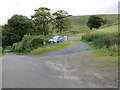 Track to Braefield leaving the road near Laverhay