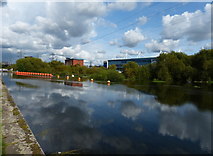 SK5702 : River Soar/Grand Union Canal in Leicester by Mat Fascione