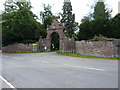 Entrance gates to Condover Hall