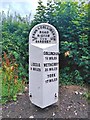 Old Milepost by the A58, Rigton Hill, Bardsey cum Rigton