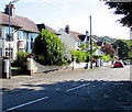 Speed camera warning sign in Creigiau