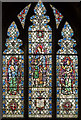 Stained glass window, St Peter