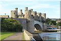 SH7877 : Conwy castle and the A547 road bridge by Richard Hoare