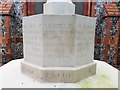 Inscription on the Gorleston War Memorial