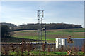 Railway telecommunications mast