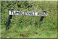 TF7715 : Tumbleyhill Road sign by Geographer