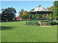 SP7761 : Northampton: Abington Park bandstand by John Sutton