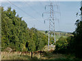 Line of pylons by Maryburgh