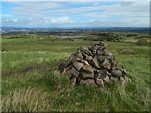 NS4759 : Cairn in the Fereneze Hills by Lairich Rig