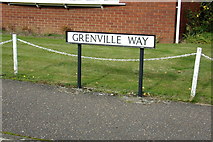 TL8783 : Grenville Way sign by Geographer