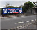 ST3188 : Wide advertising board facing Chepstow Road, Newport by Jaggery
