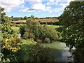 View from a Didcot-Worcester train - Crossing the River Evenlode