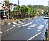 SS9992 : Zebra crossing, Dunraven Street, Tonypandy by Jaggery