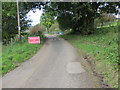 Road under repair at North Balloch