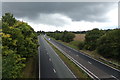 TL9163 : The A14 Bury Road Westbound by Geographer