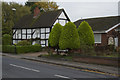 A timber framed house