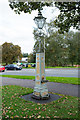 Pump and lamppost facing Boxmoor Hall