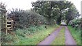 Quiet Country Lane on The Shropshire Way