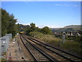 Railway line east of Todmorden station