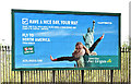 J3475 : Aer Lingus "North America" poster, Belfast (October 2017) by Albert Bridge