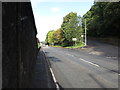 Road (A907) being joined by a road from Tullibody