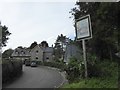 Bere Ferrers station and sign for Heritage Centre