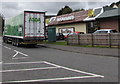 Asda lorry in Llwynypia