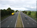 The M6 motorway, looking north