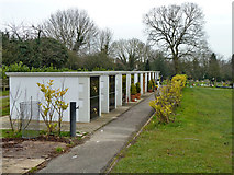 TQ2490 : In Hendon Cemetery by Robin Webster