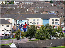 C4316 : Bogside Murals - Bernadette Devlin by David Dixon