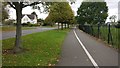 Cycle path along Fullhurst Avenue in Braunstone