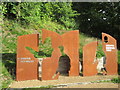 North Downs Way artwork, Farnham, Surrey