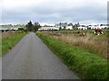 Minor road towards Arnhall Business Park