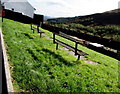 Two benches and a postbox, Clydach Vale